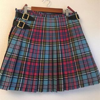 VivienneWestwood キルトスカート ブルーマック