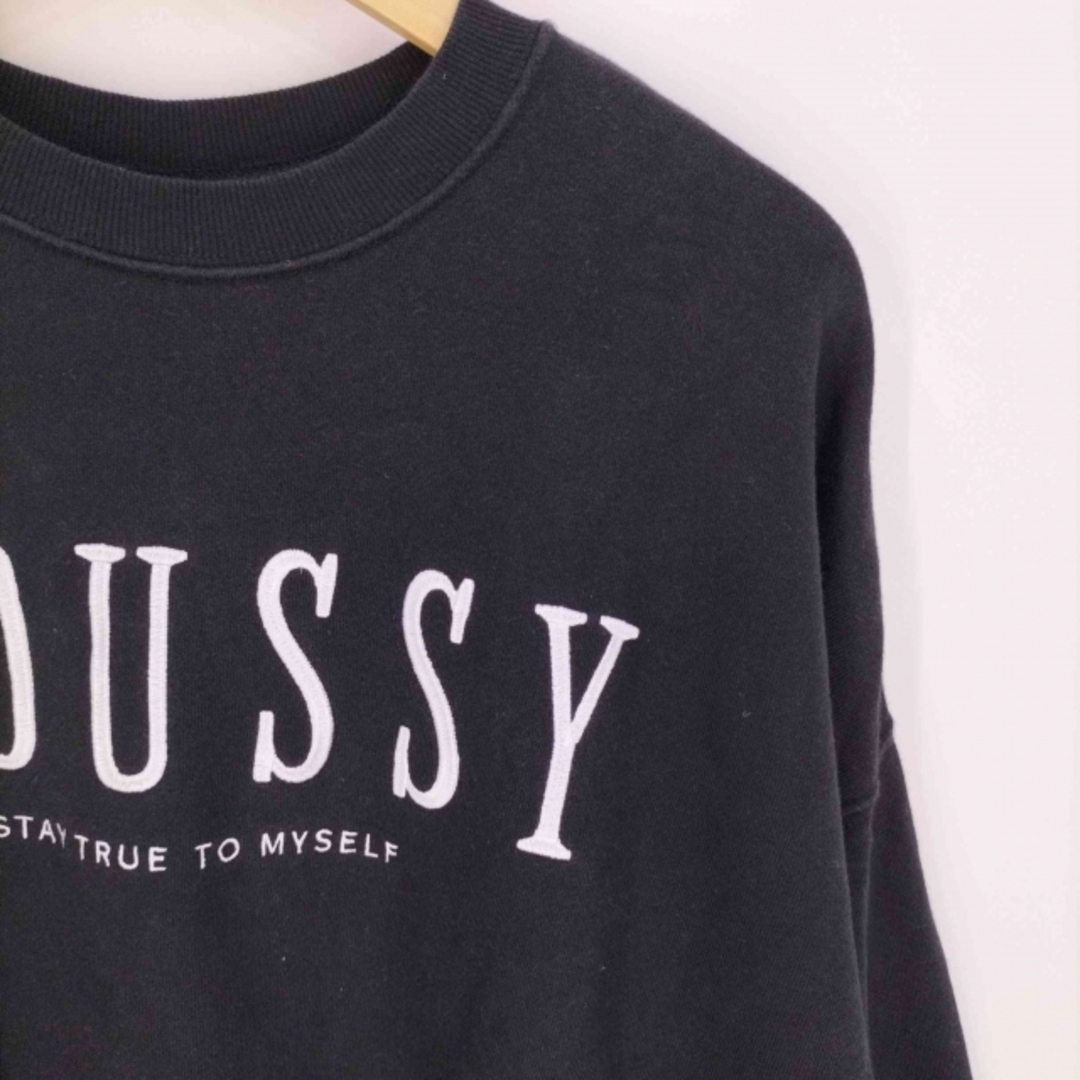 moussy(マウジー)のmoussy(マウジー) ロゴ刺繍 ビックシルエットスウェット レディース レディースのトップス(パーカー)の商品写真