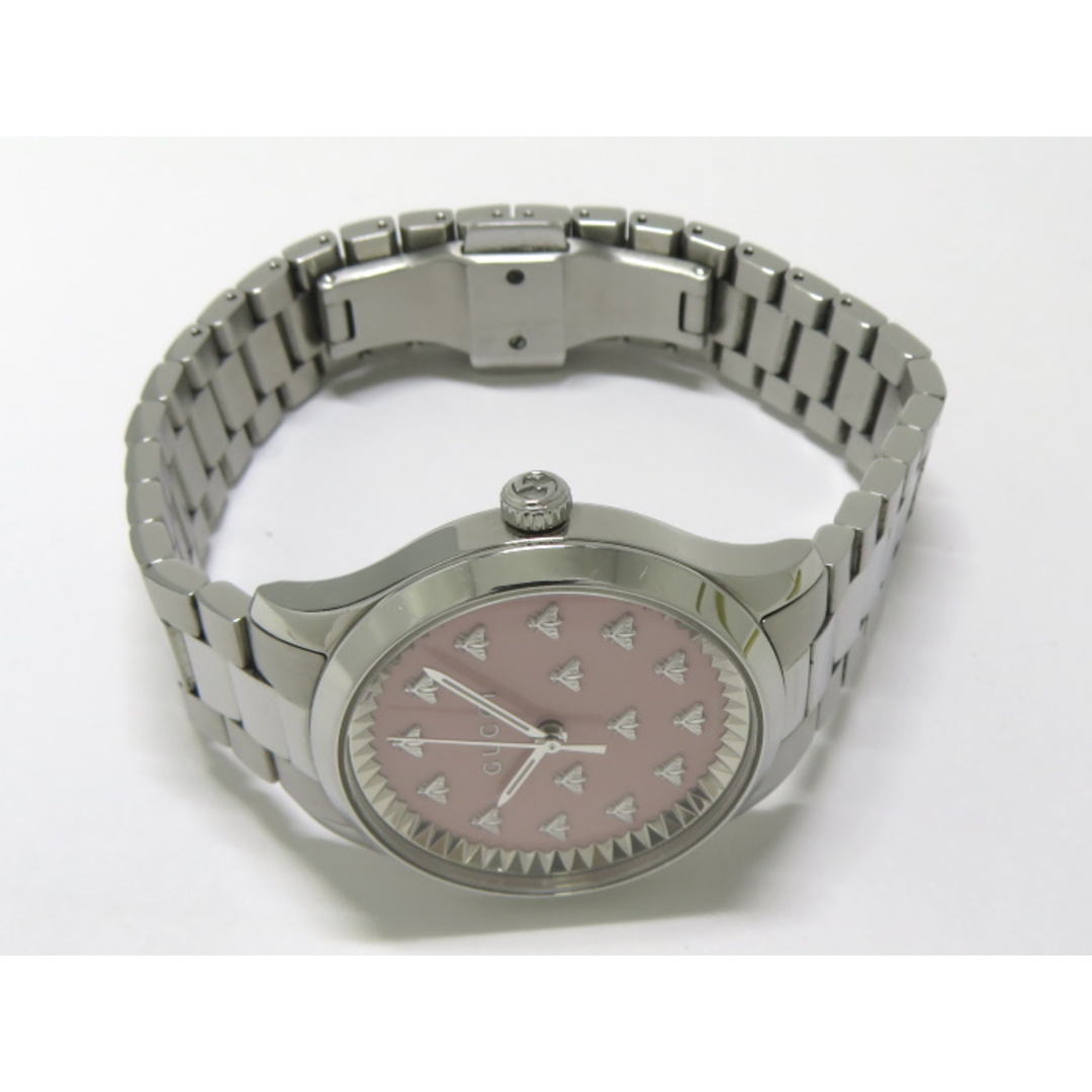 Gucci(グッチ)のGUCCI Gタイムレス ウィズビー メンズ 腕時計 クオーツ SS メンズの時計(腕時計(アナログ))の商品写真
