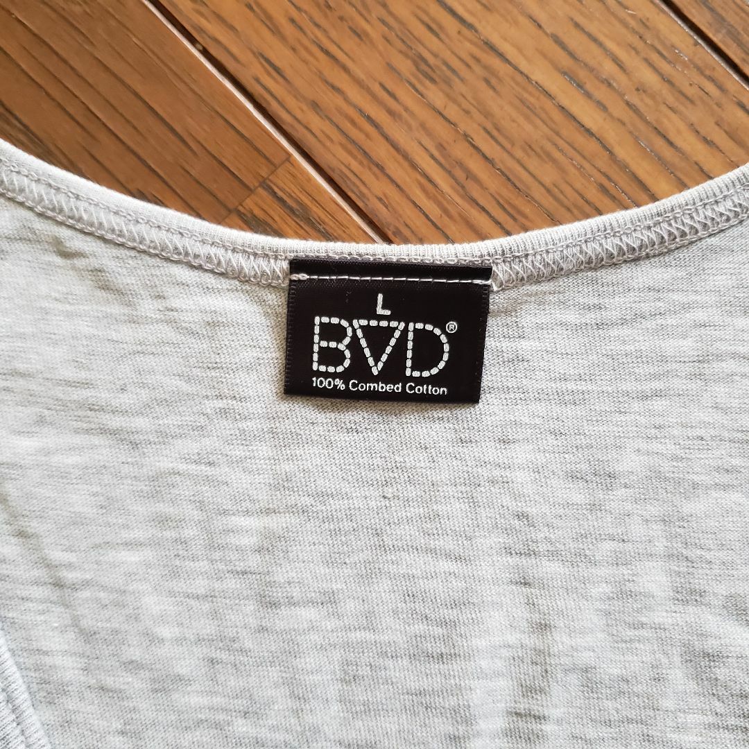 タンクトップ　黒　Lサイズ　BVD PU-3 メンズのトップス(Tシャツ/カットソー(半袖/袖なし))の商品写真