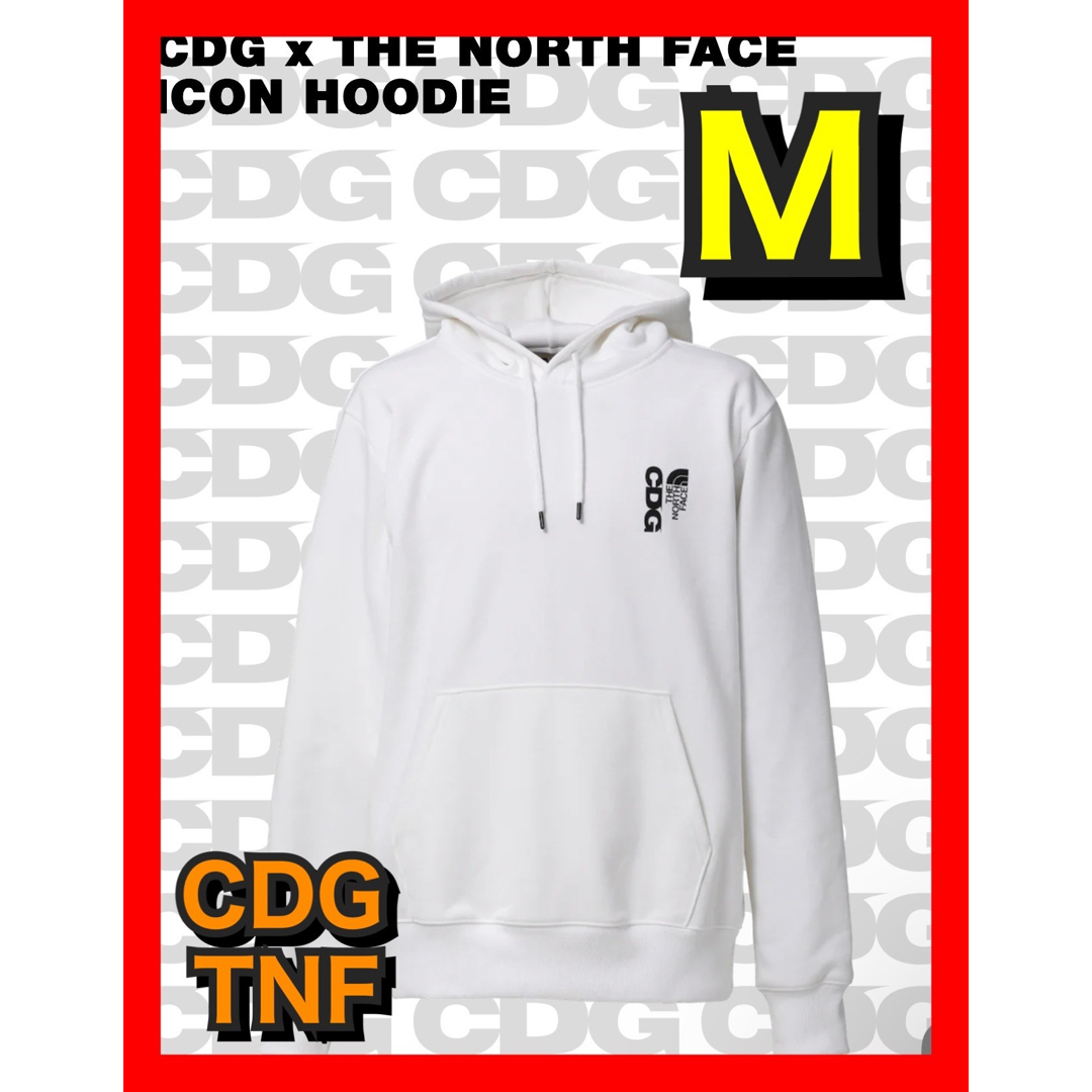 Mサイズ The North Face CDG Icon Hoodie ホワイト-