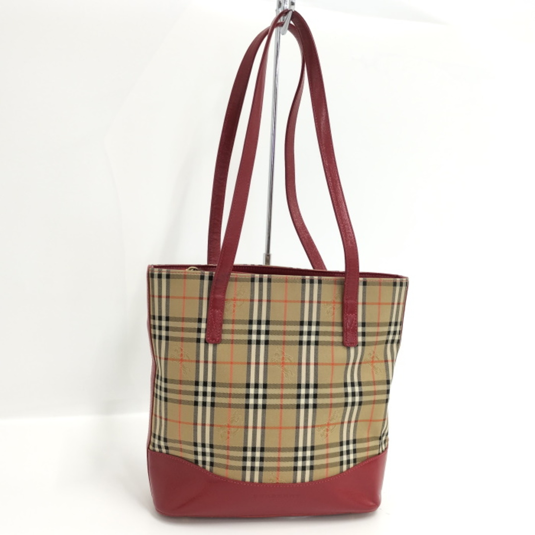 BURBERRY - BURBERRY トートバッグ ノバチェック キャンバス ブラウン ...