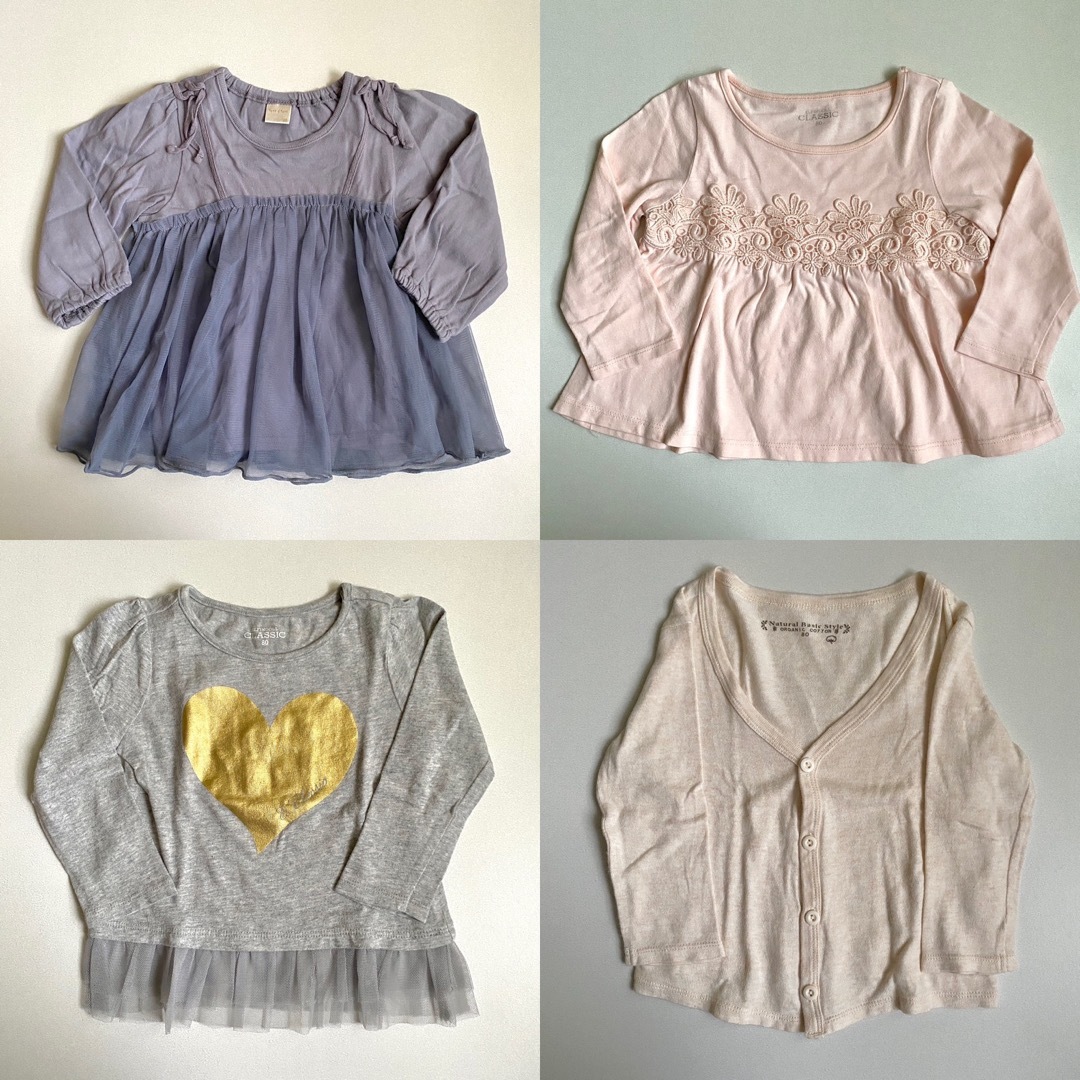 babyGAP(ベビーギャップ)の80 女の子　秋　冬　24点セット キッズ/ベビー/マタニティのベビー服(~85cm)(シャツ/カットソー)の商品写真