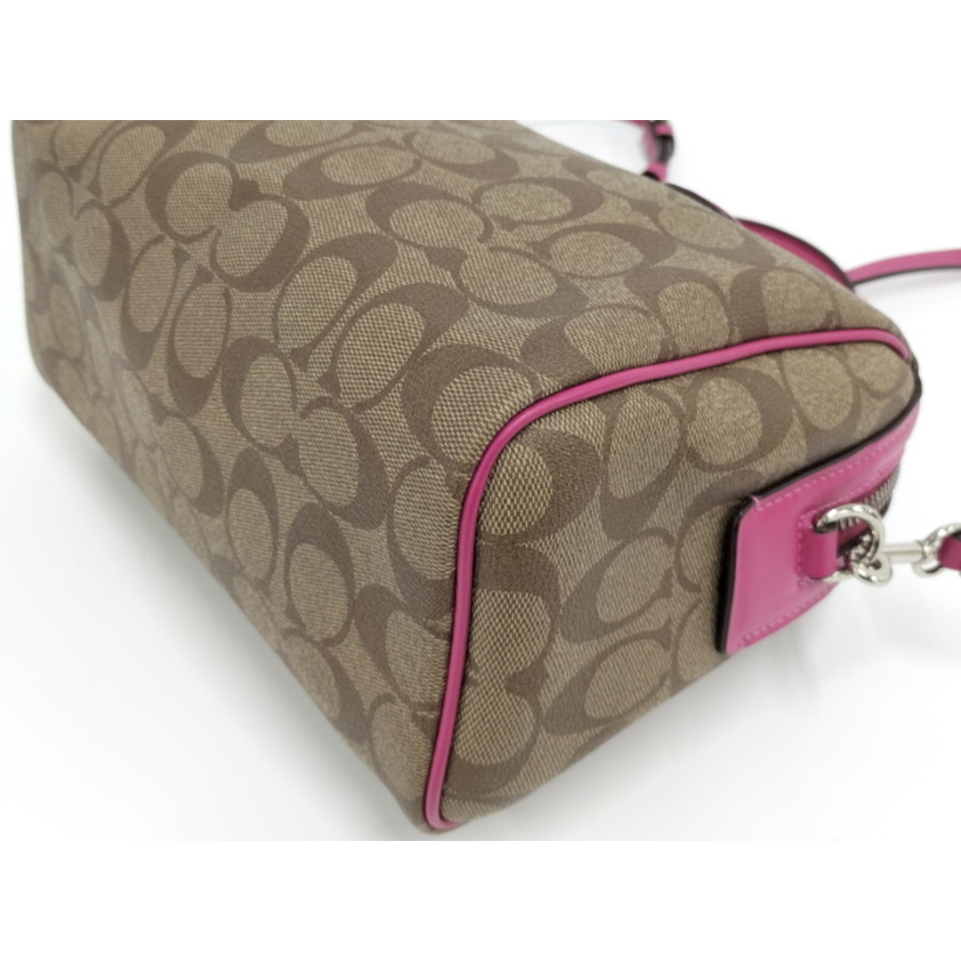 COACH - COACH 2WAY ミニボストンバッグ ショルダーバッグ COACH - COACH 2WAY ミニボストンバッグ ショルダーバッグ