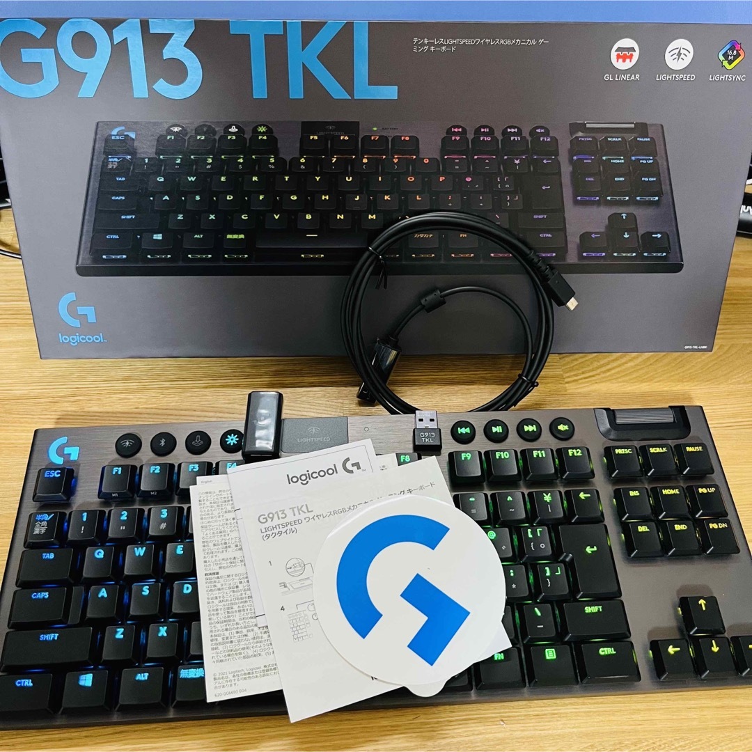 のオンラインショップ Logicool G913-TKL-LNBK 赤軸リニア 黒