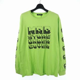 アンダーカバー 日本製 バックプリント 長袖 Tシャツ 2 レッド系 UNDERCOVER ロンT メンズ  【231026】