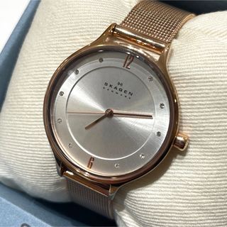 SKAGEN♦︎スカーゲン ピンクゴールド腕時計 SKW2151