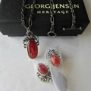 ジョージジェンセン(Georg Jensen)の★セット販売★【新品】ジョージ・ジェンセン　2005カーネリアン　(ネックレス)