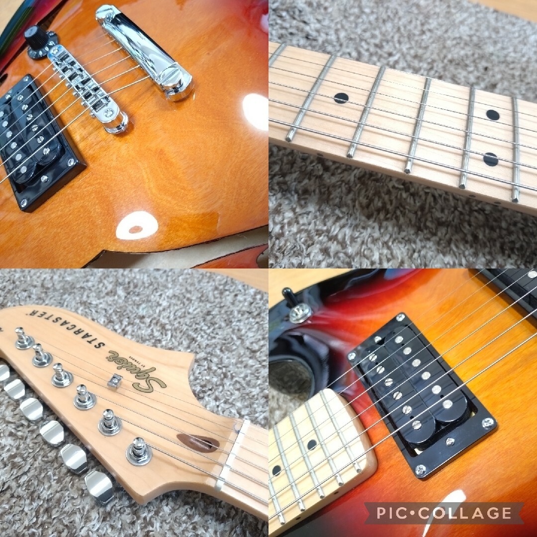 squier Affinity starcaster セミアコ 6