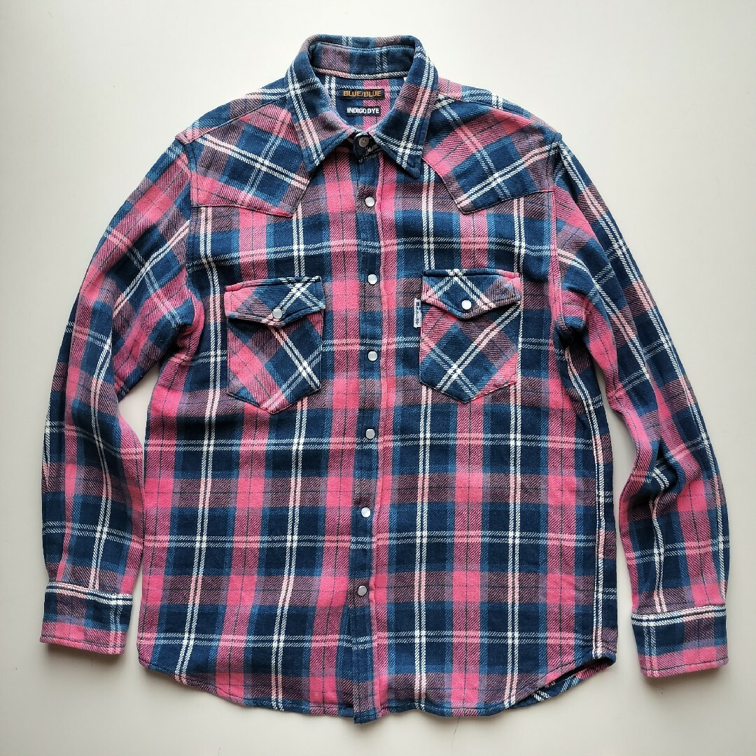 キムタク 着用 シャツ ブルーブルー INDIGO DYE-
