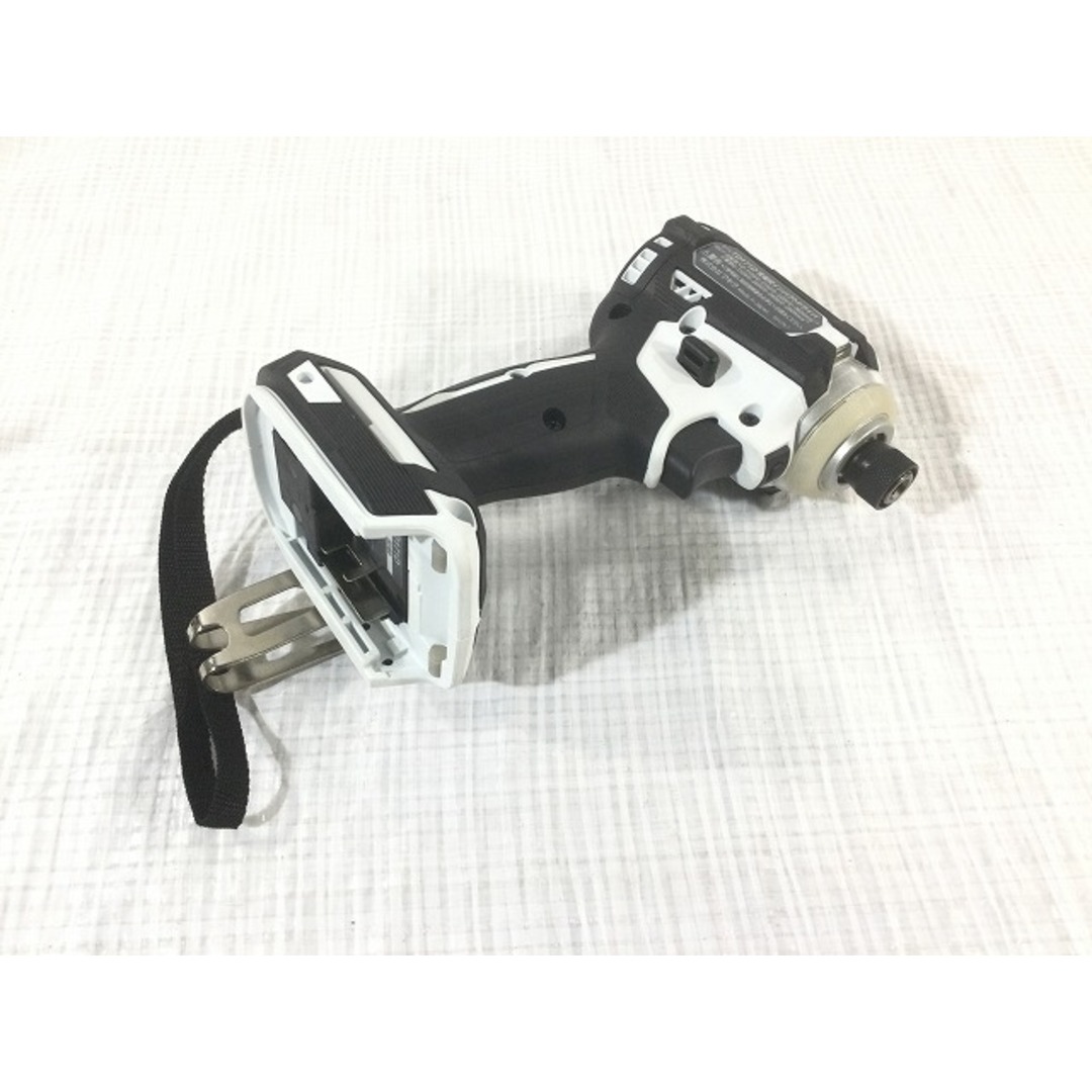 ☆美品☆ makita マキタ 18V 充電式インパクトドライバ TD171D ホワイト/白 充電器 DC18RF ケース 80682