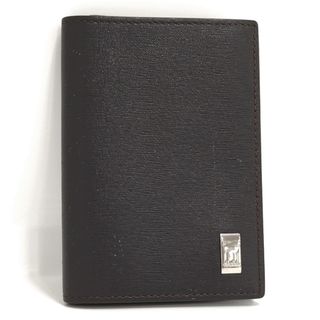 ダンヒル(Dunhill)のdunhill 名刺入れ レザー ブラック(名刺入れ/定期入れ)