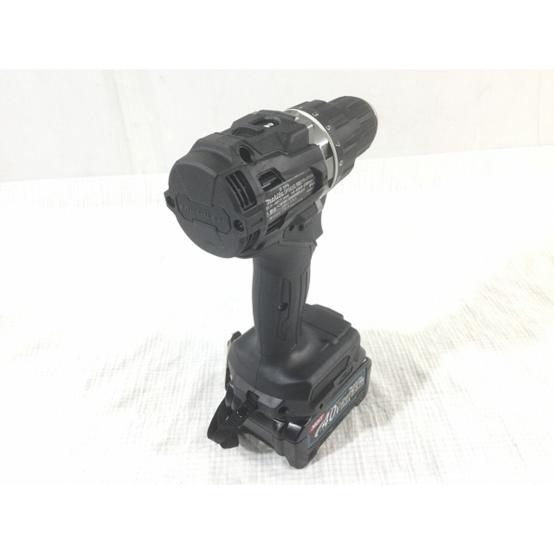 ☆美品☆makita マキタ 40Vmax 充電式ドライバドリル DF002GRDXB バッテリー2個(2.5Ah) 受電器 ケース付 ドリルドライバー 80800