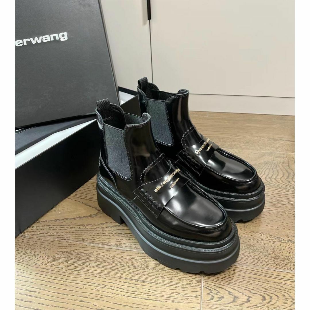 ALEXANDER WANG CARTEプラットフォーム 厚底ローファー