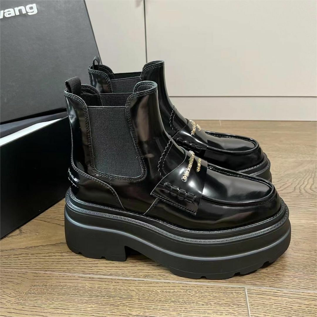 ALEXANDER WANG プラットフォーム 厚底ローファー 23.5-