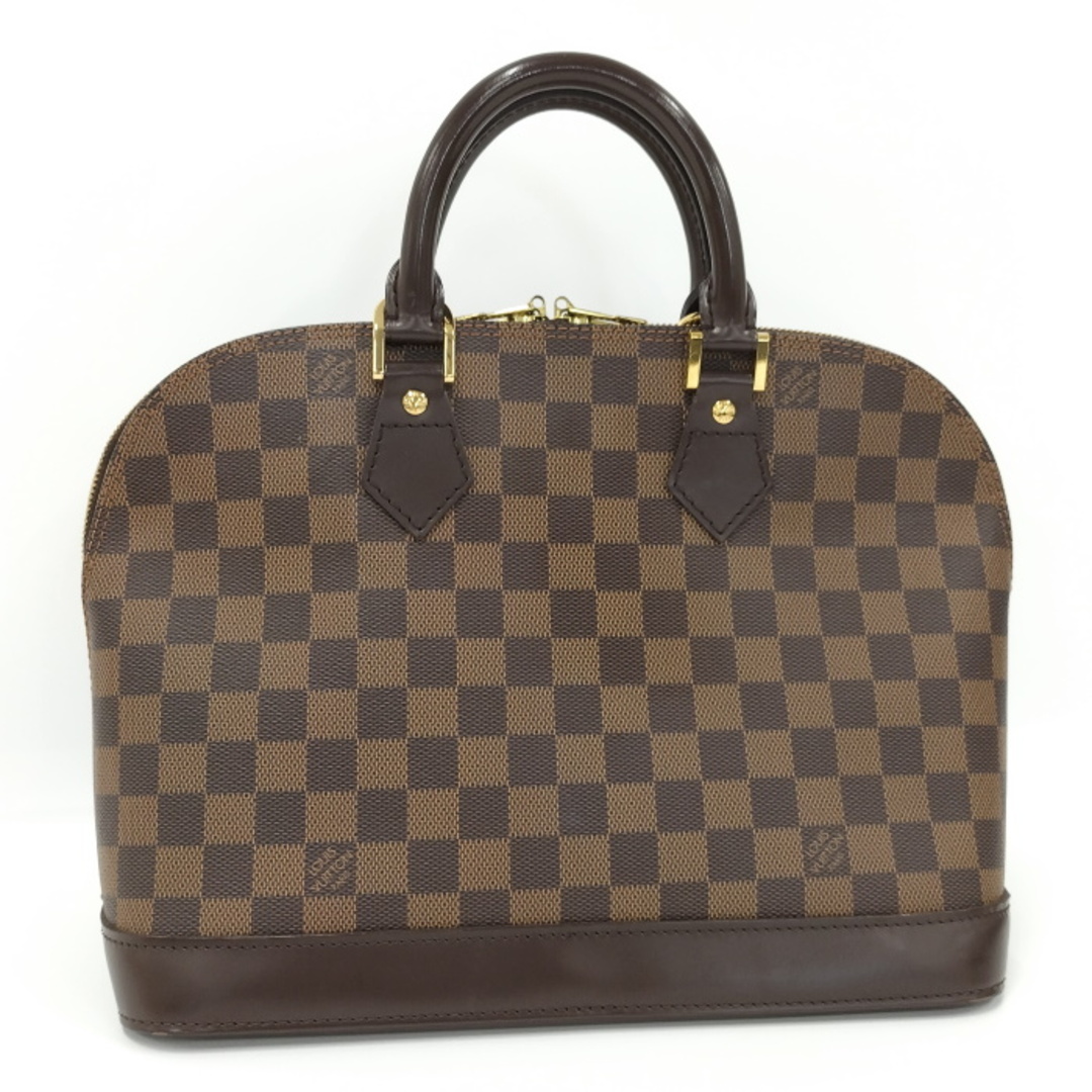 LOUIS VUITTON アルマ ハンドバッグ ダミエ エベヌ N51131エベヌ素材ライン