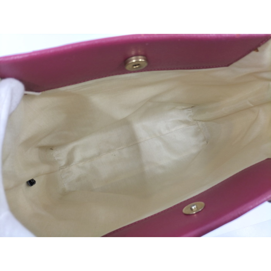 Furla(フルラ)のFURLA ストロー トートバッグ ポーチ付 オレンジ ピンク系 レディースのバッグ(トートバッグ)の商品写真
