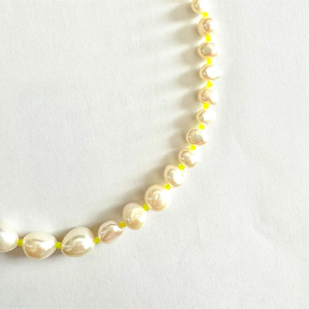 【未使用】mojom パールネックレス ビジュードエム bijou de m