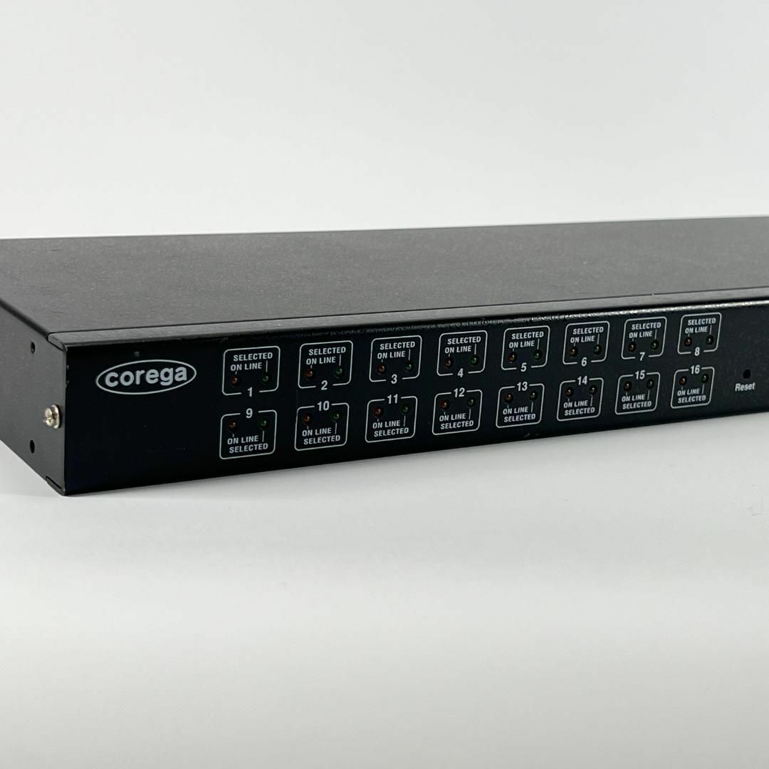 コレガ COREGA CG-PC16KVMHGR 【CPU自動切替器 16台用】 コレガ COREGA CG-PC16KVMHGR 【CPU自動切替器 16台用】