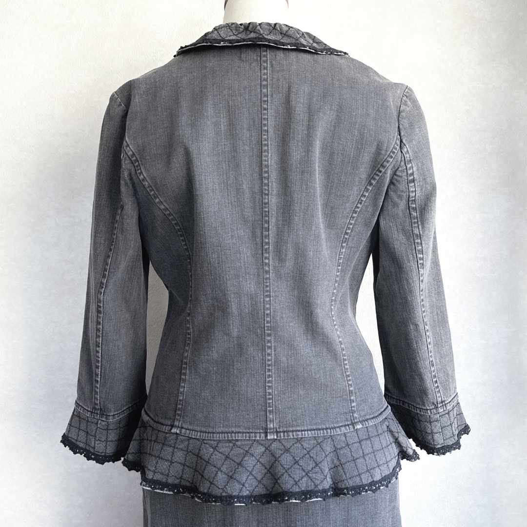 INGEBORG インゲボルグ デニムジャケット デニムスカート 上下セット