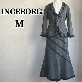 INGEBORG インゲボルグ デニムジャケット デニムスカート 上下セット