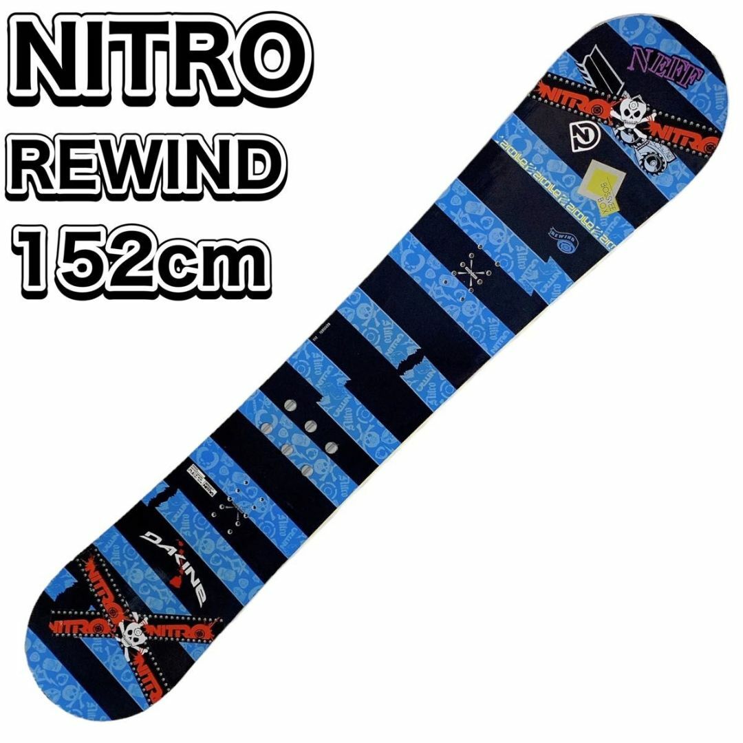 NITRO REWIND 152cm スノーボード 板 ツイン キャンバーのサムネイル