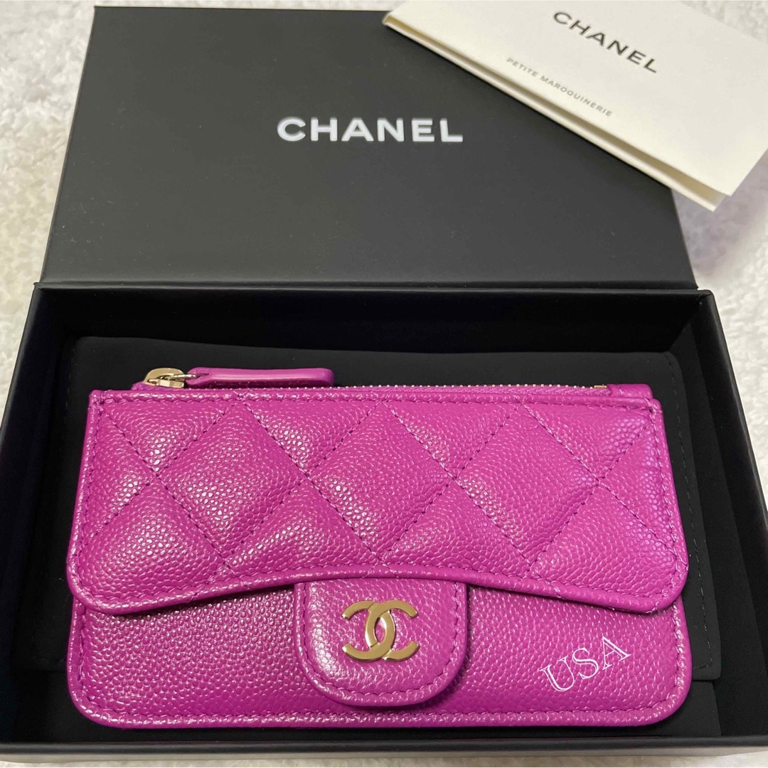 サイフ新品 シャネル CHANEL フラグメントケース カードケース ミニ財布