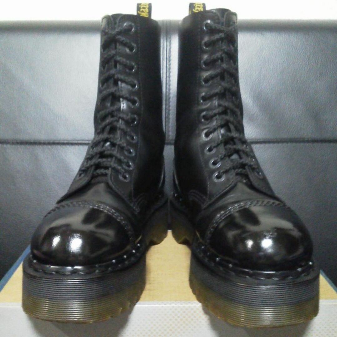 【激レア】Dr.Martens クレイジーボム UK5 黒 厚底 10ホール 1