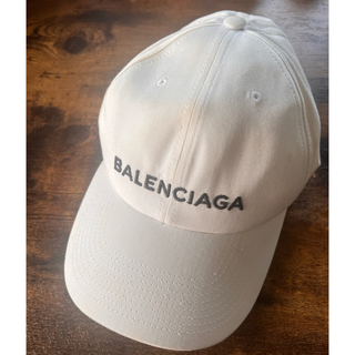 BALENCIAGA CAP ホワイト L58cm