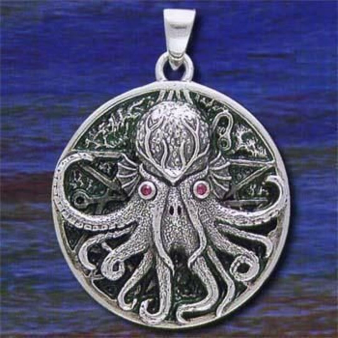 ネックレスMS Great Cthulhu Silver Pendant