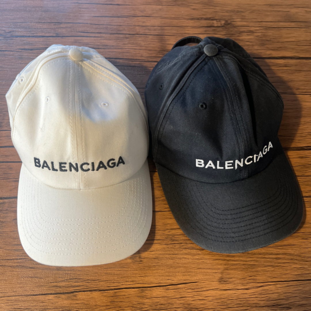 バレンシアガ　BALENCIAGA ロゴ キャップ 帽子　ブラック