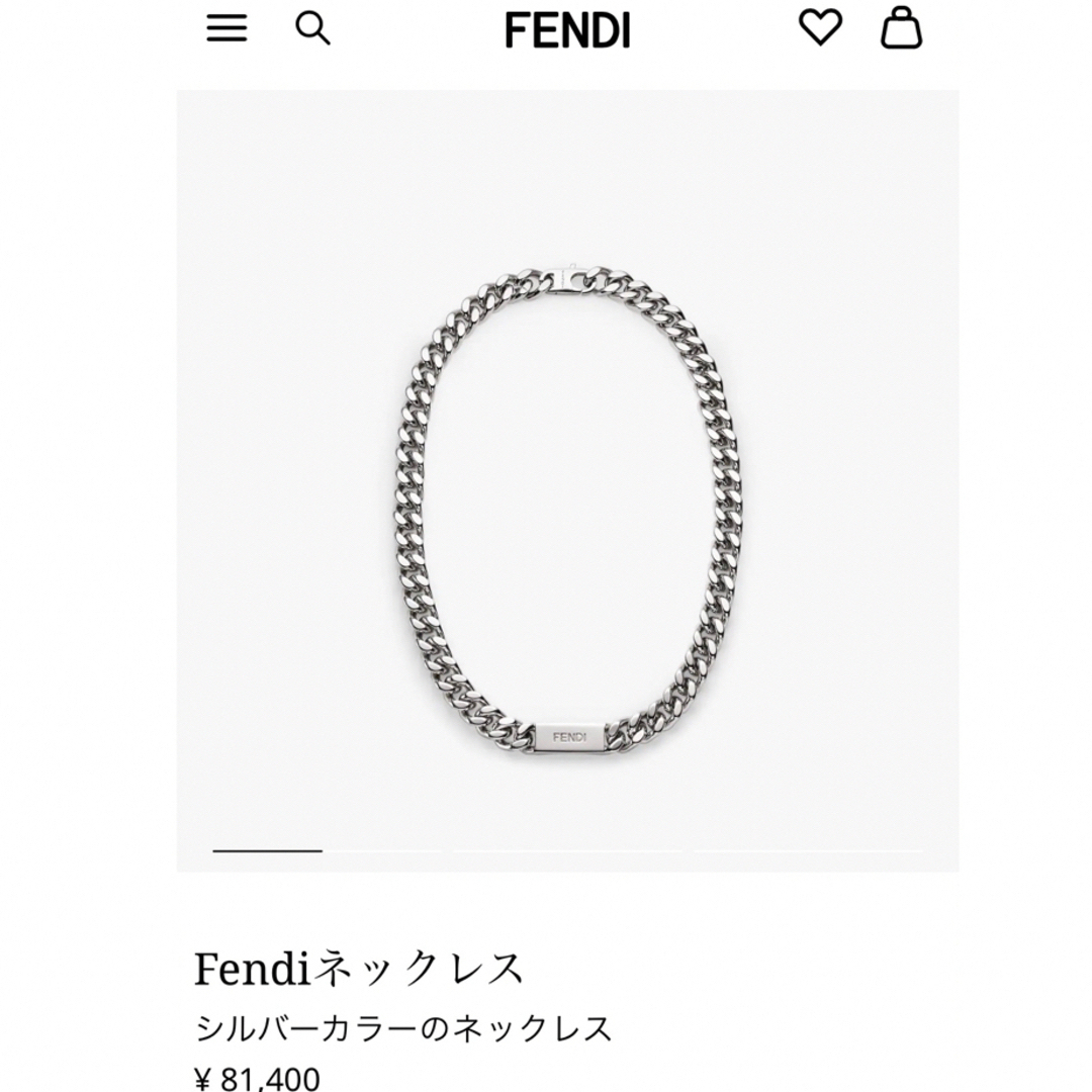 FENDI チェーンネックレス 美品 | フリマアプリ ラクマ