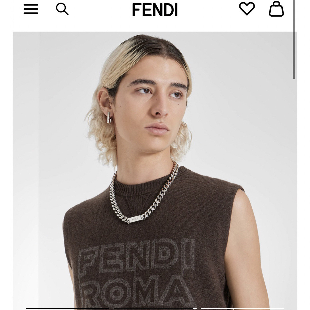 FENDI チェーンネックレス 美品