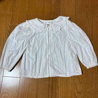 ザラ(ZARA)の即購入可能！お値下げ可能！　様　専用ZARA キッズ　白　ブラウス　(ブラウス)