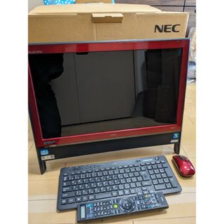 NEC valuestar 一体型PC 赤　おしゃれご回答ありがとうございます