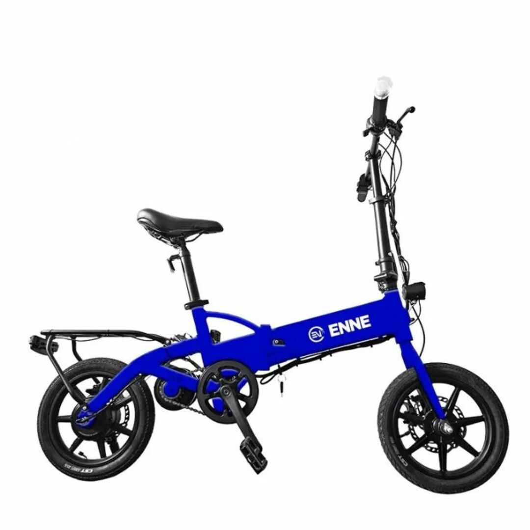 公道可フル電動自転車 ENNE T250 免許不要/ブルー/新品/直接引取限定の