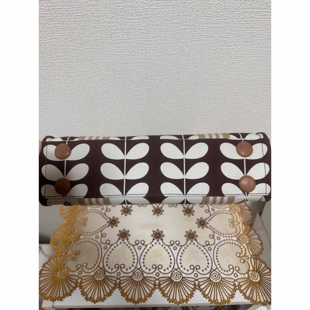 ★オーラカイリー★orla kiely★手提げ★トートバック★レザー✖️コットン