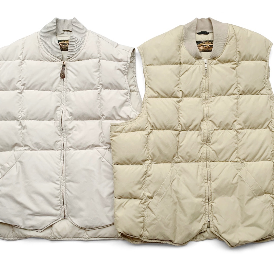 Eddie Bauer】柴田ひかり着 80´s グースダウンベストA-1312-