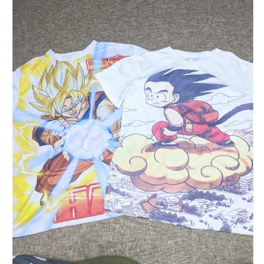 ドラゴンボール(ドラゴンボール)のドラゴンボールのTシャツ２枚セット キッズ/ベビー/マタニティのキッズ服男の子用(90cm~)(Tシャツ/カットソー)の商品写真