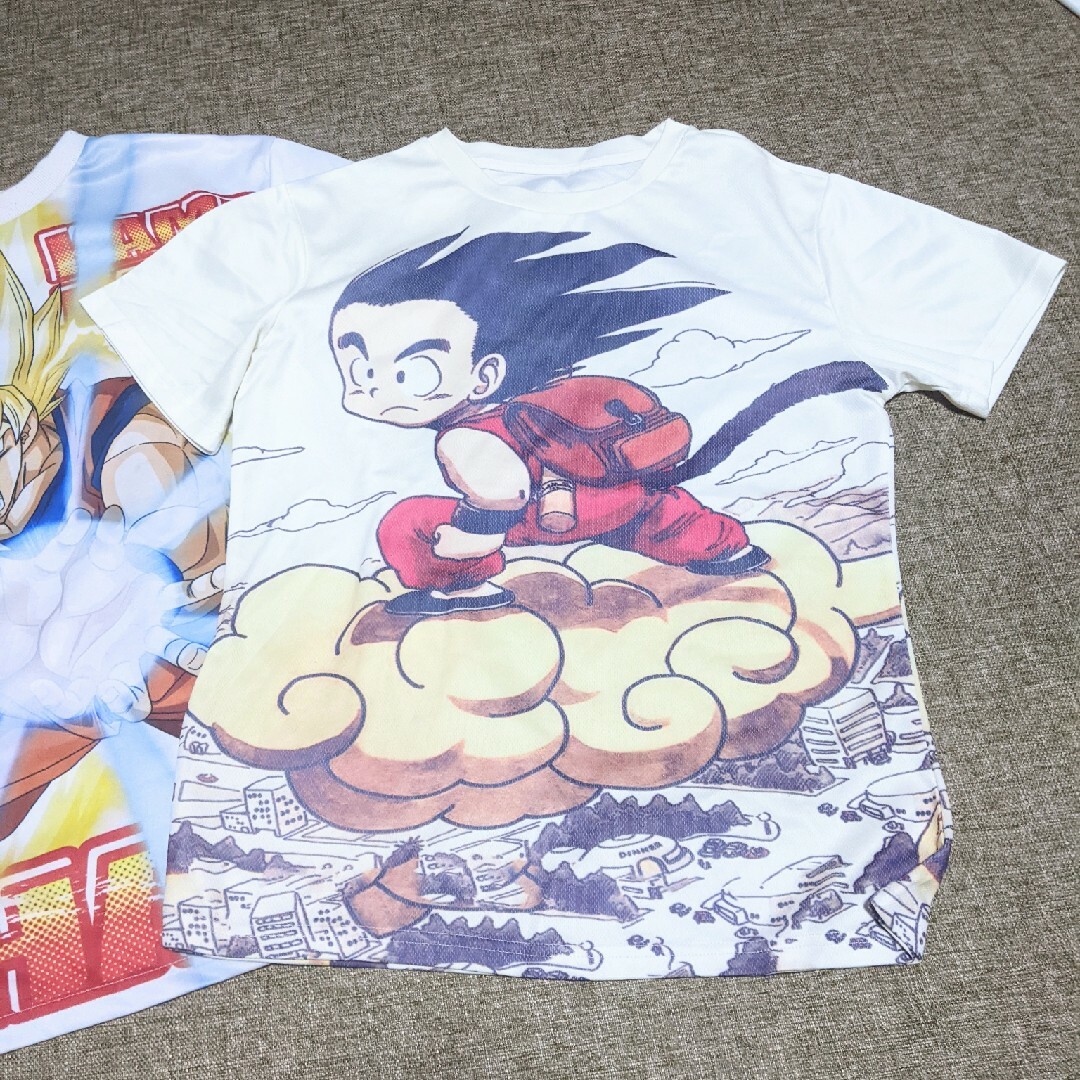 ドラゴンボール(ドラゴンボール)のドラゴンボールのTシャツ２枚セット キッズ/ベビー/マタニティのキッズ服男の子用(90cm~)(Tシャツ/カットソー)の商品写真