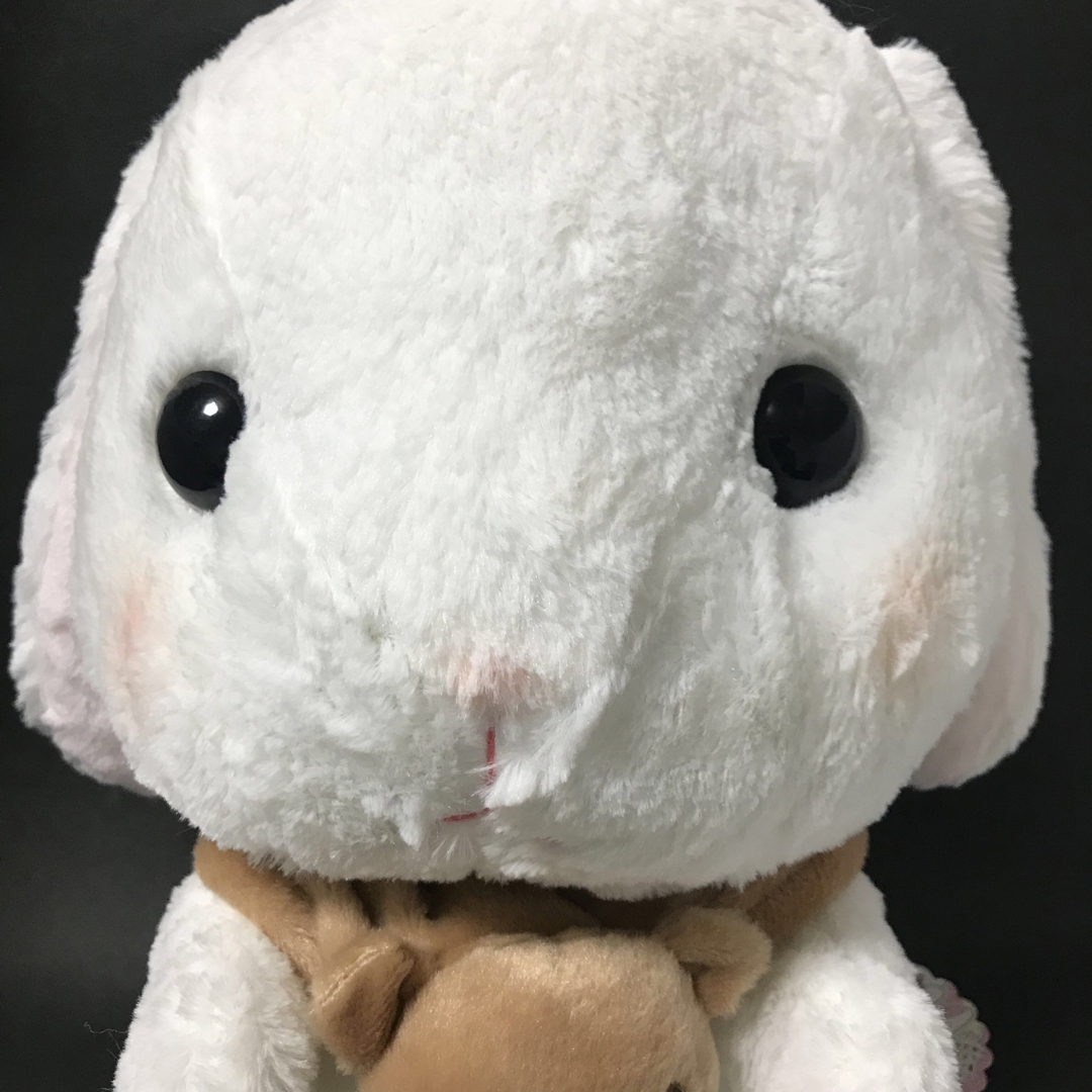 53)大きい白うさぎ ぬいぐるみ 大きなぬいぐるみ 動物の通販 by 53)大きい白うさぎ ぬいぐるみ 大きなぬいぐるみ 動物の通販 by