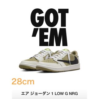 ジョーダン(Jordan Brand（NIKE）)のNIKE AIR JORDAN 1 LOW GOLF × Travis(スニーカー)