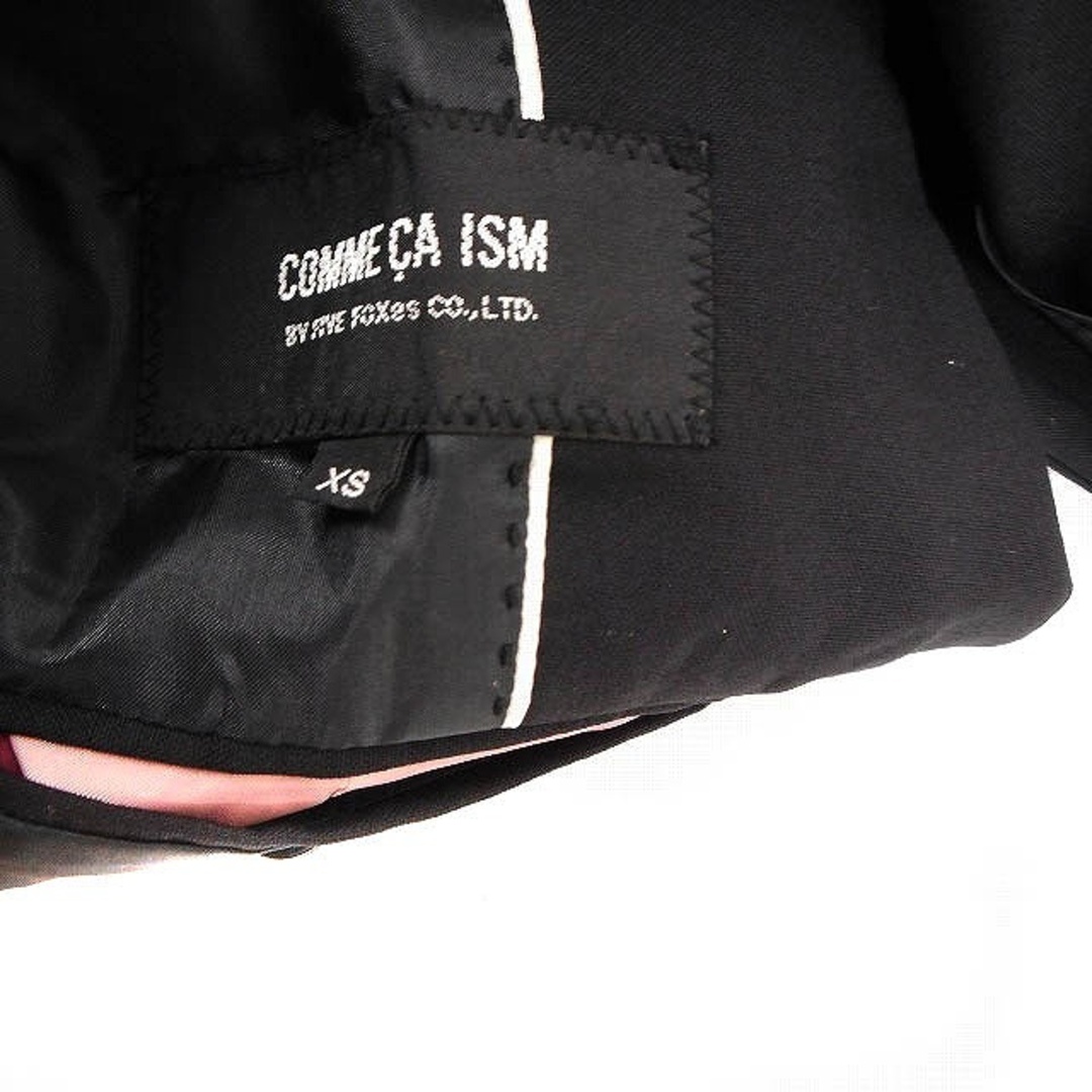 COMME CA ISM(コムサイズム)のコムサイズム COMME CA ISM テーラードジャケット シングル 無地 黒 レディースのジャケット/アウター(その他)の商品写真