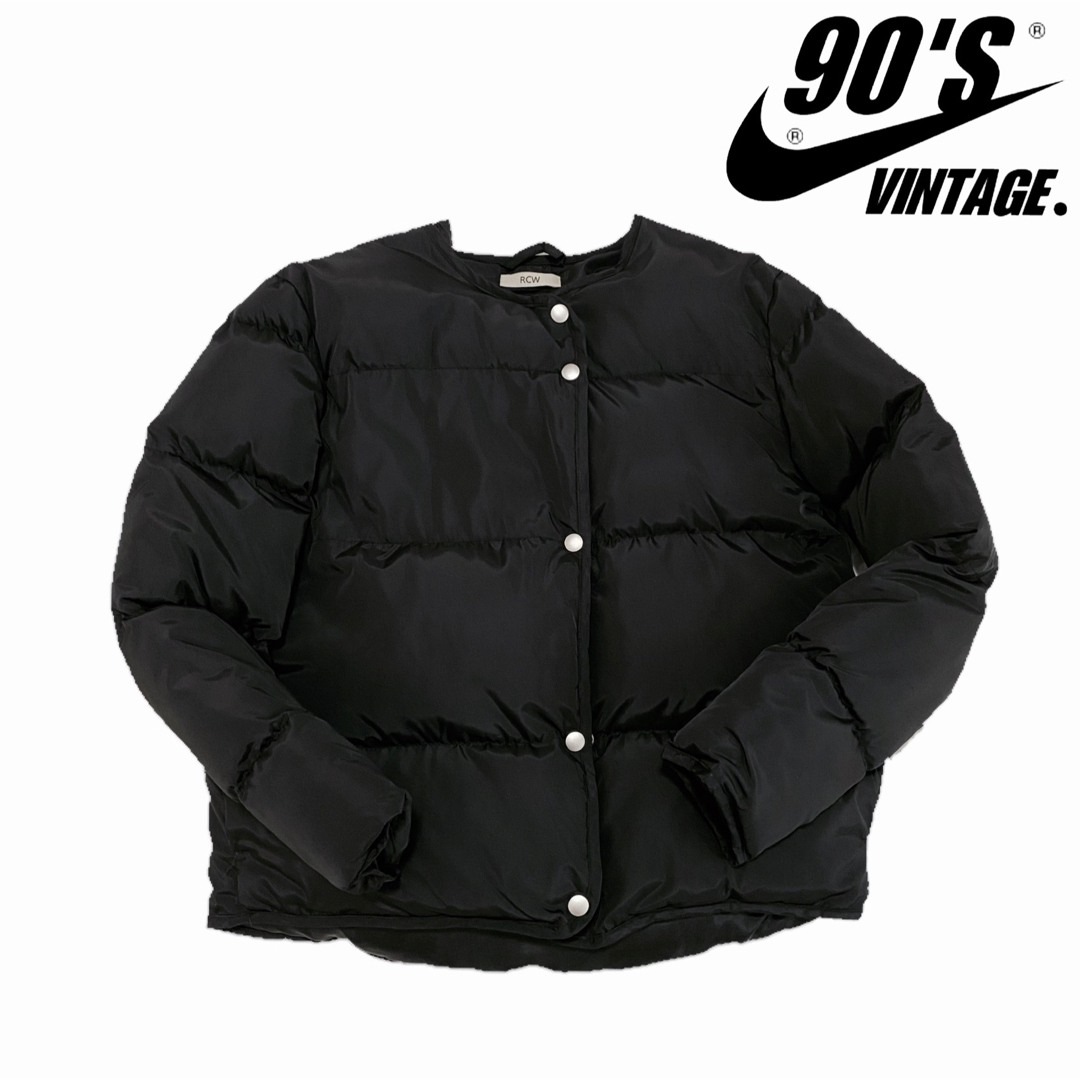 RCW collarless down jacket