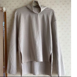 ザラ(ZARA)の【お値下げ•美品】ZARA ベージュ　カットソー　タートルネック(ニット/セーター)