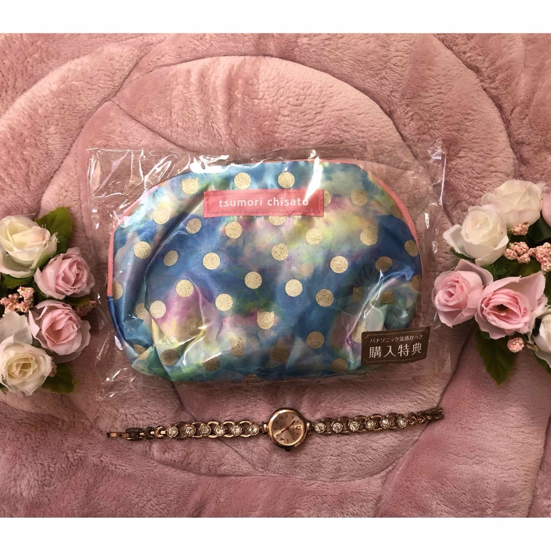 TSUMORI CHISATO(ツモリチサト)のツモリチサト　ポーチ　新品未開封　非売品？♡ レディースのファッション小物(ポーチ)の商品写真