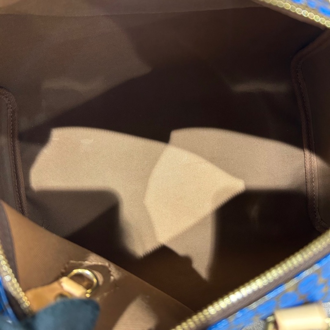 LOUIS VUITTON(ルイヴィトン)の　ルイ・ヴィトン LOUIS VUITTON スピーディ30 M40691 ブルー モノグラム・タウン レディース ハンドバッグ レディースのバッグ(ハンドバッグ)の商品写真