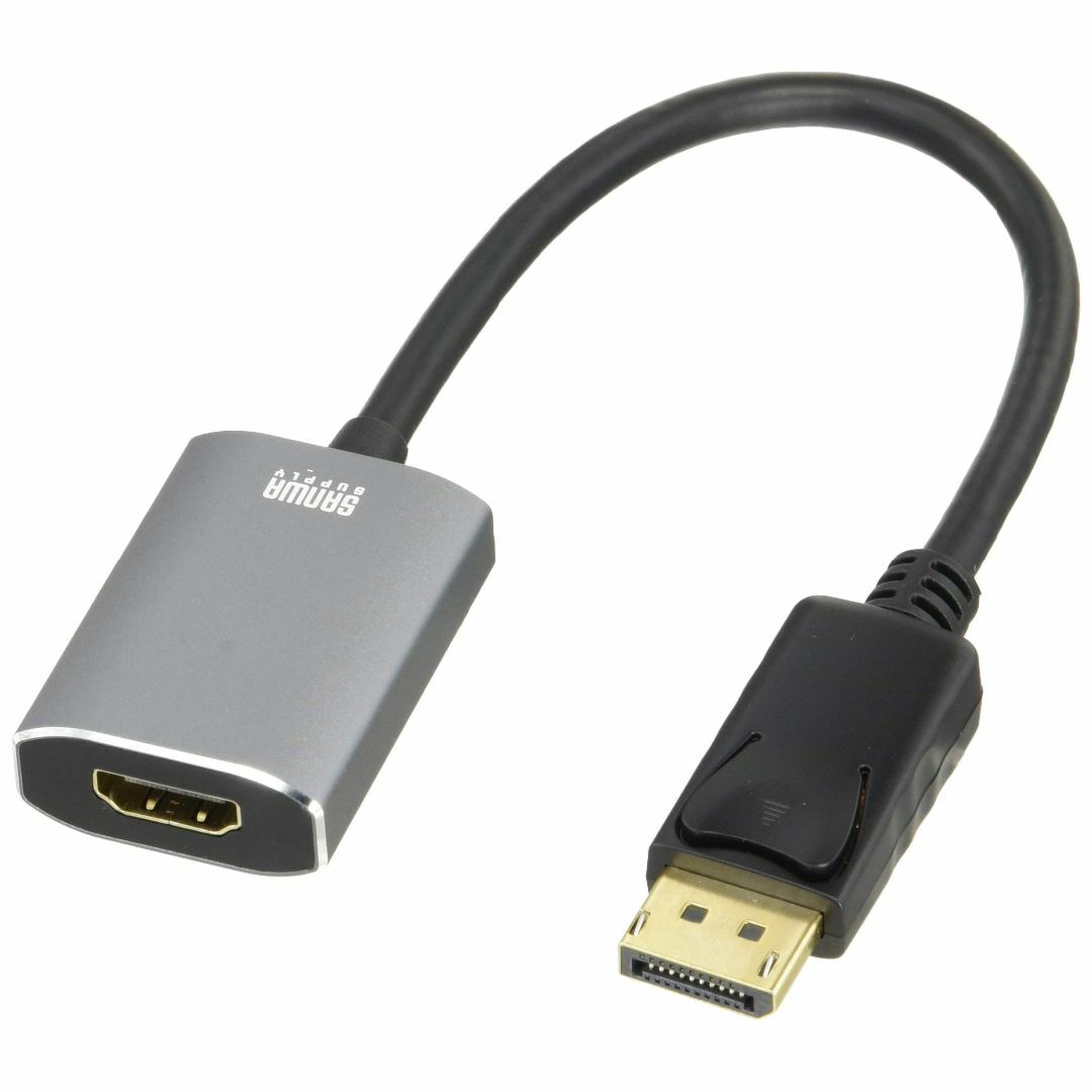 サンワサプライ DisplayPort-HDMI 変換アダプタ HDR対応 AD 3