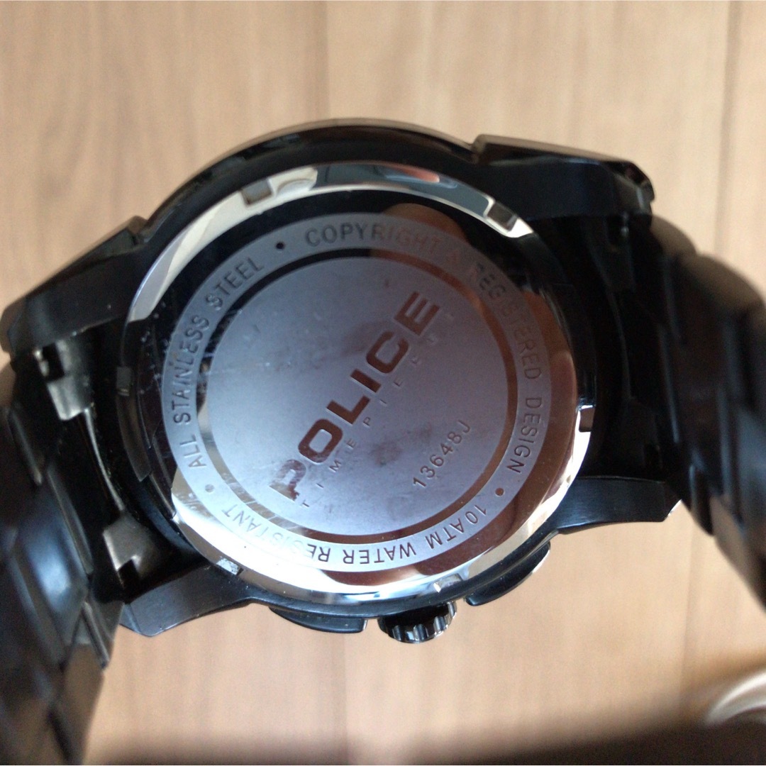 POLICE(ポリス)のPOLICE ポリス 腕時計 ブラック メンズの時計(腕時計(アナログ))の商品写真