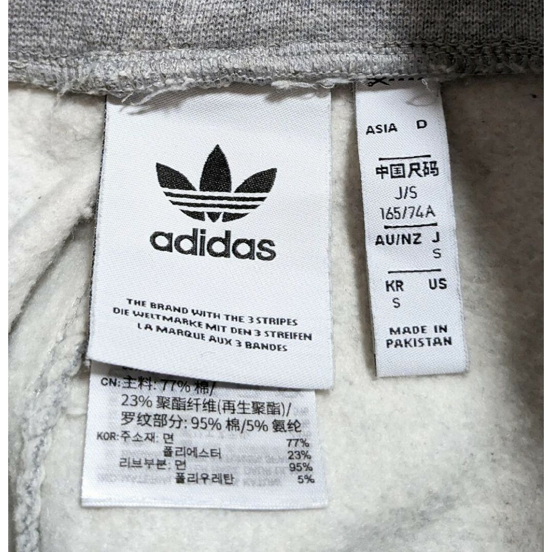 S 良品 adidas originals 3-STRIPES PANT 灰